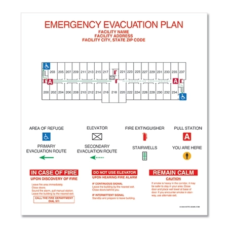 Tru Sign Store by HOTELSIGNS.com | emergency evac maps california state ...